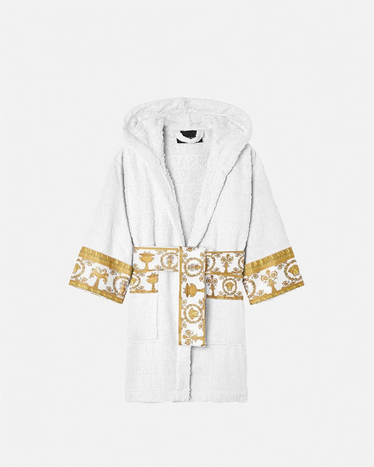 Детский халат I ♡ Baroque VERSACE, белый