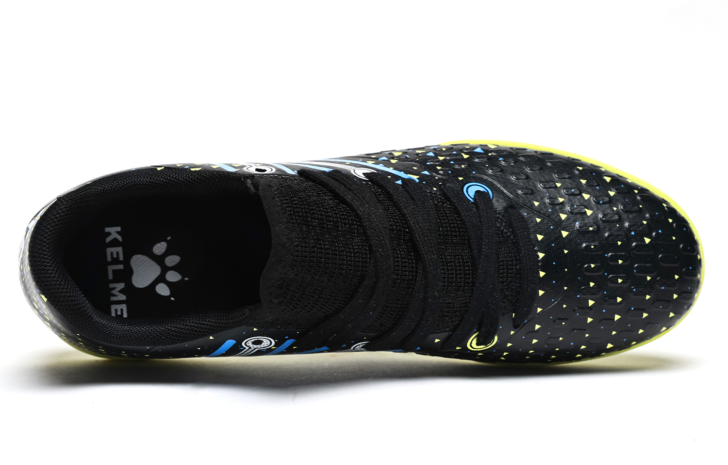 KELME Ji Di 5.0 устойчивые к истиранию дышащие нескользящие низкие детские футбольные бутсы black kids — фото 3