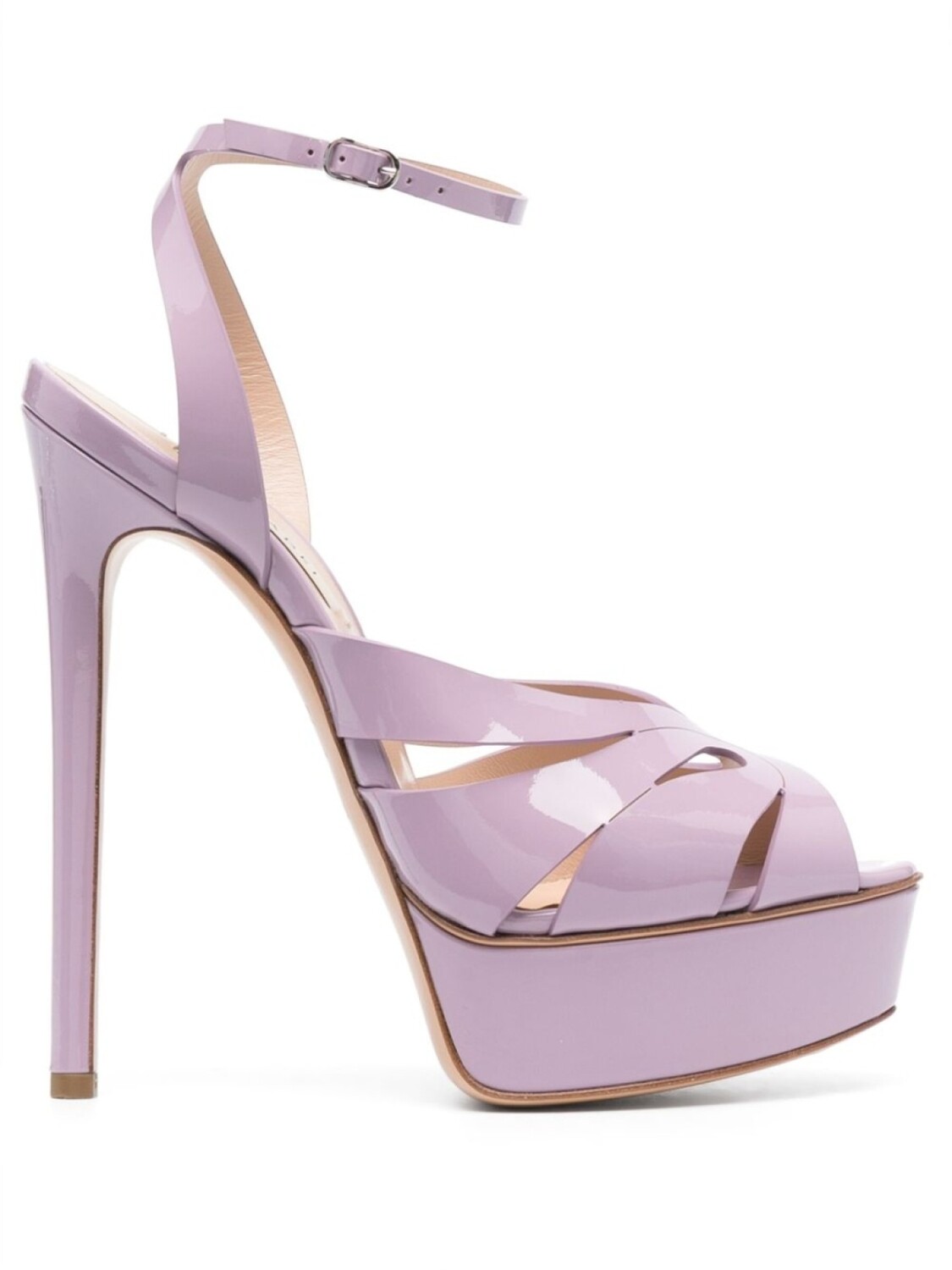 

Босоножки Flora Tiffany 140 на платформе Casadei, фиолетовый