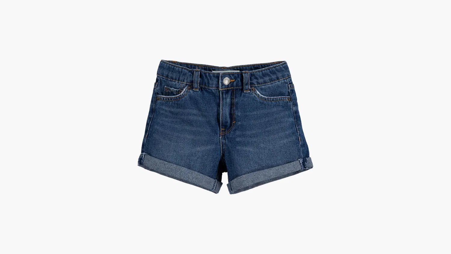 Шорты для девочек 4-6 лет Levi's, Dark Wash — фото 3