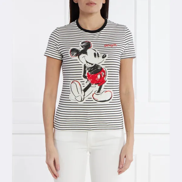 

Футболка стандартного кроя Desigual x mickey mouse Desigual, белый