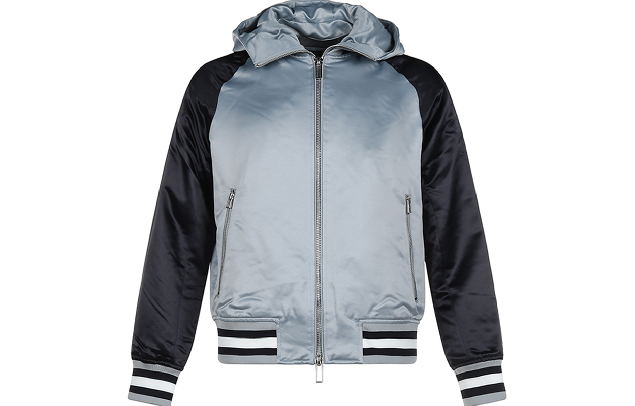 

EMPORIO ARMANI Куртка мужская, Light Gray & Dark Blue Multicolor