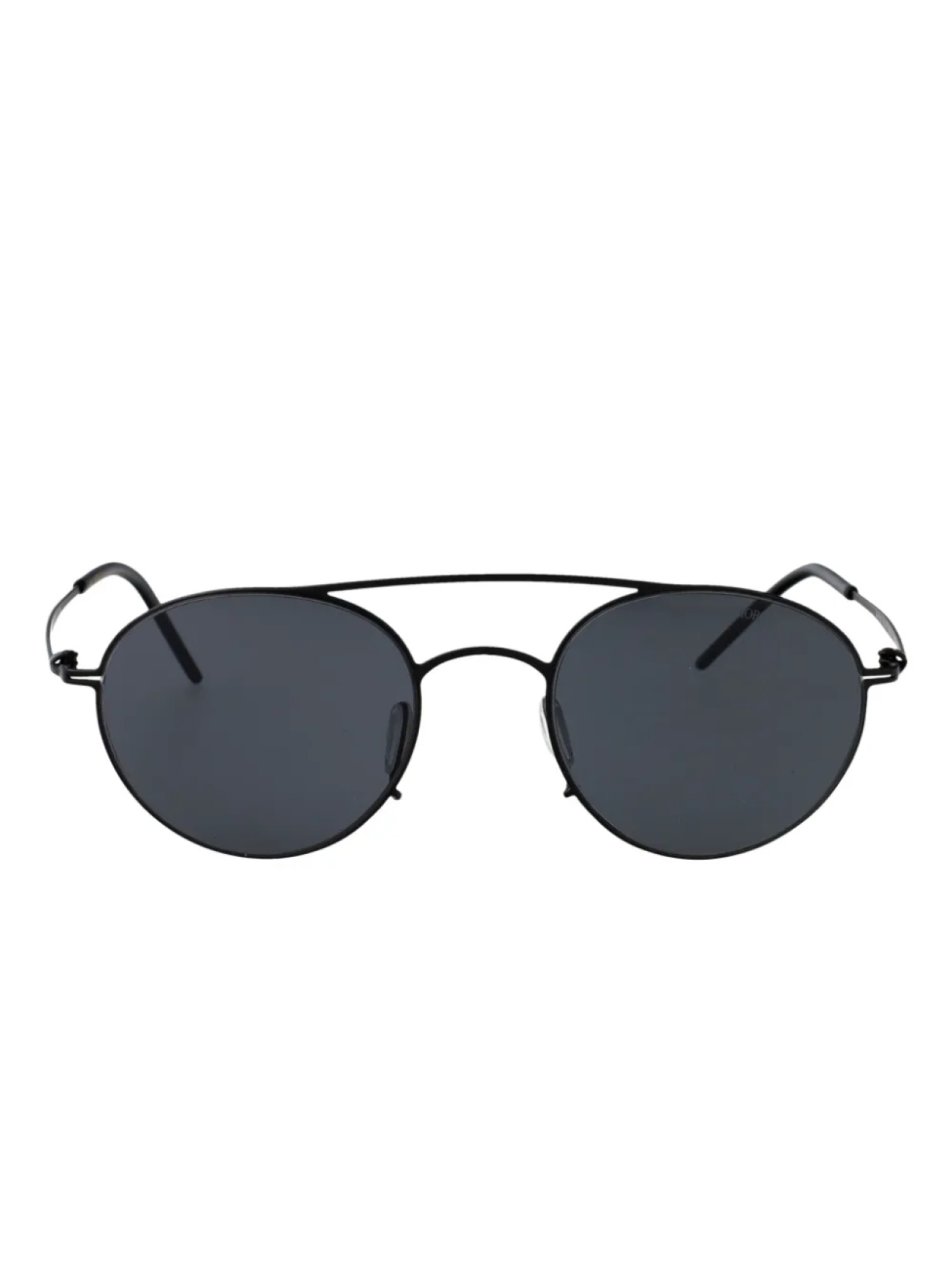 

Солнцезащитные очки Giorgio Armani 0AR6169 в круглой оправе из металла, черный