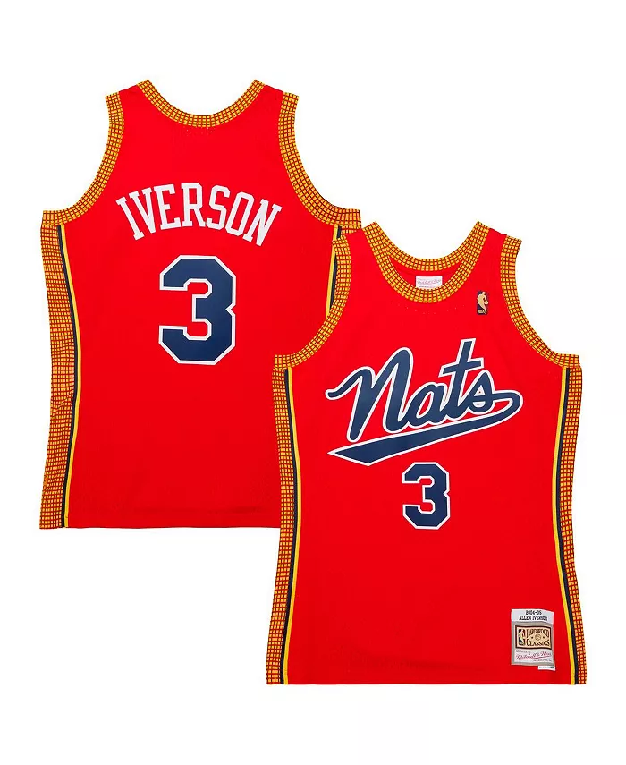 

Мужская футболка Allen Iverson Red Philadelphia 76ers 2004/05 Hardwood Classics Swingman Mitchell & Ness
