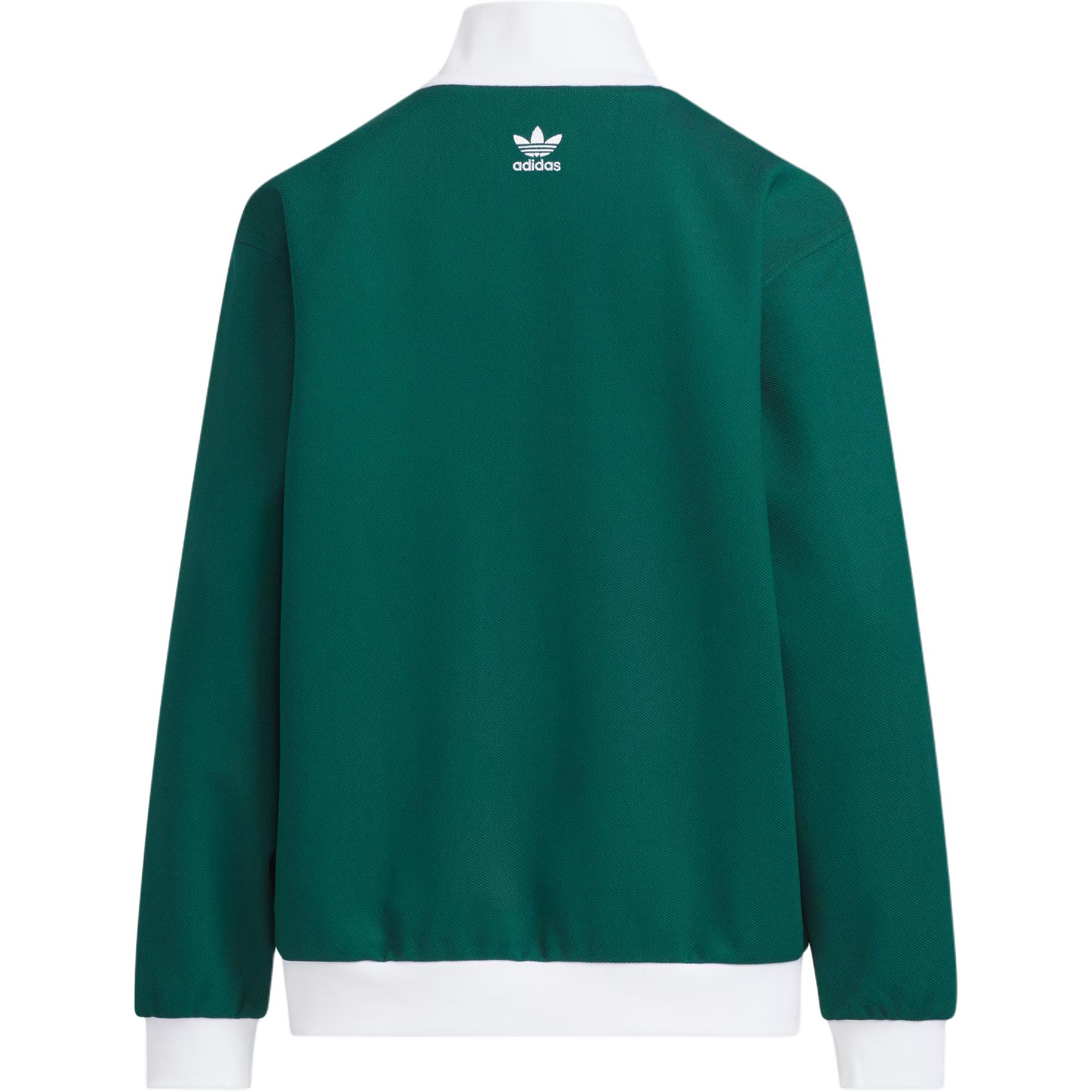 Adidas Originals Куртка JK KN JKT Forest Green/White Kids' — фото 3
