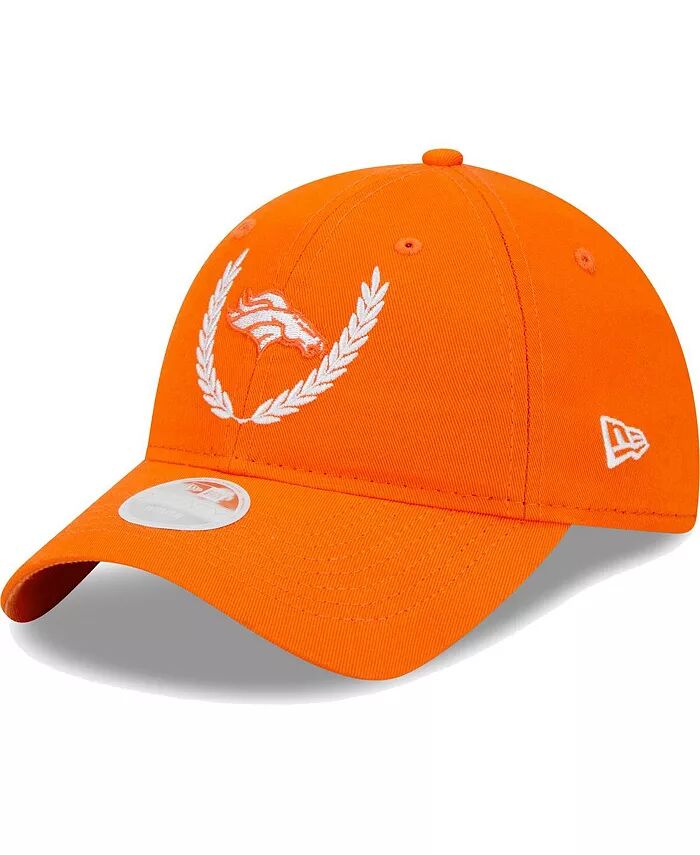 

Женская оранжевая кепка Denver Broncos Leaves 9TWENTY Adjustable Hat New Era