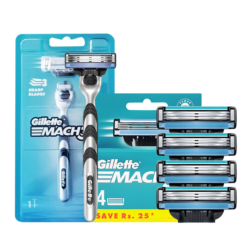 

Бритва для всего тела моющаяся Gillette, frontal speed 3 1 knife holder 5 cutter heads