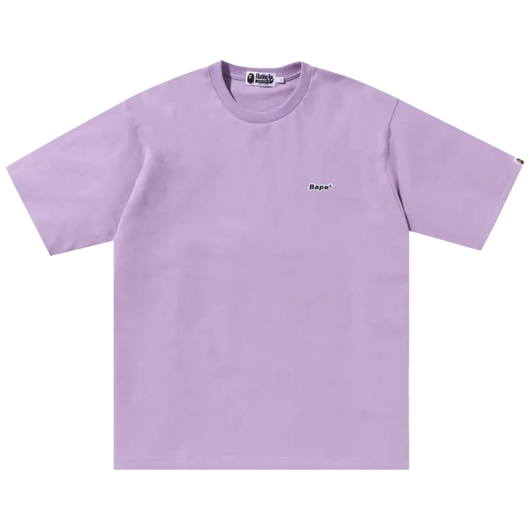 

Футболка BAPE One Point Relaxed Fit 'Purple', фиолетовый