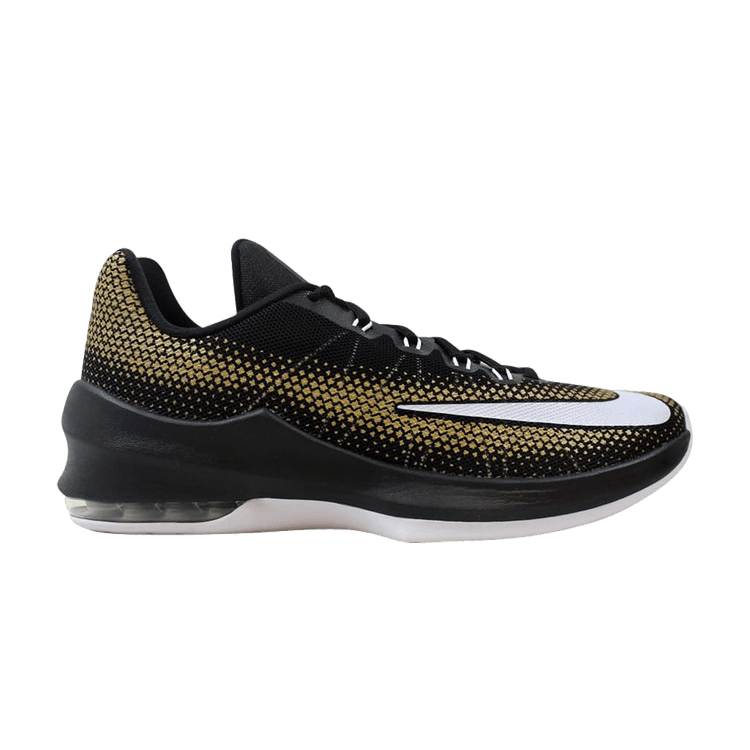 

Кроссовки Air Max Infuriate Low 'Black White Gold', золотой