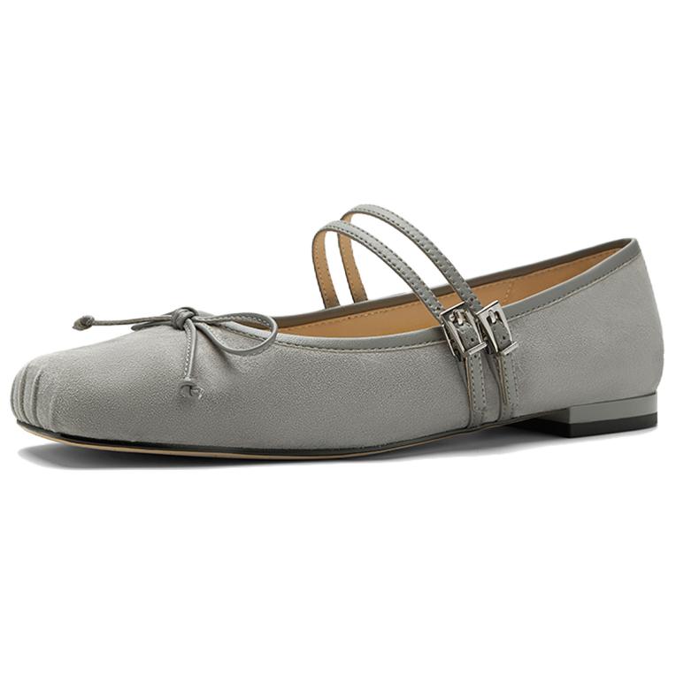 NINE WEST Плоские туфли Мэри Джейн 1,2 см женские светло-абрикосовые, цвет Light Apricot — фото 4