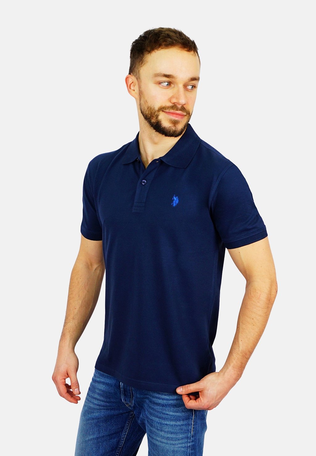 

Рубашка поло KURZARM U.S. Polo Assn., темно-синий