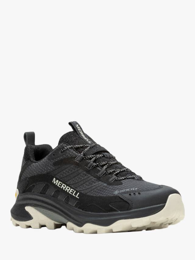 Мужские спортивные ботинки Moab GORE-TEX Speed 2 Merrell, Black/Moon — фото 4