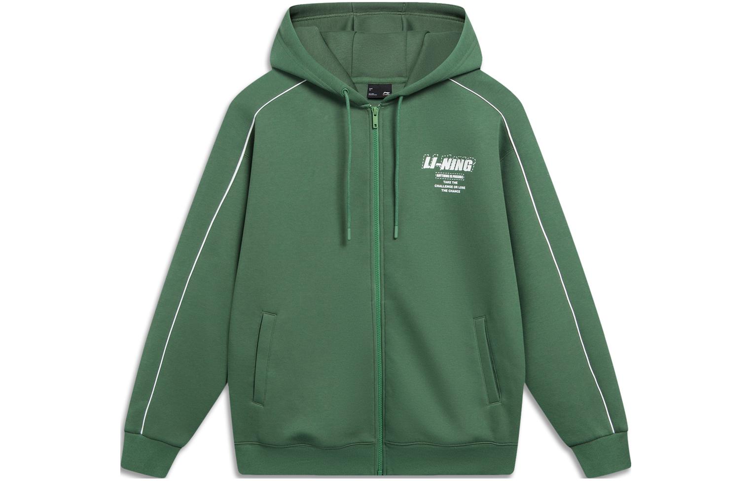 

LINING Куртка спортивной коллекции унисекс туманно-сосновый зеленый, Mist Pine Green