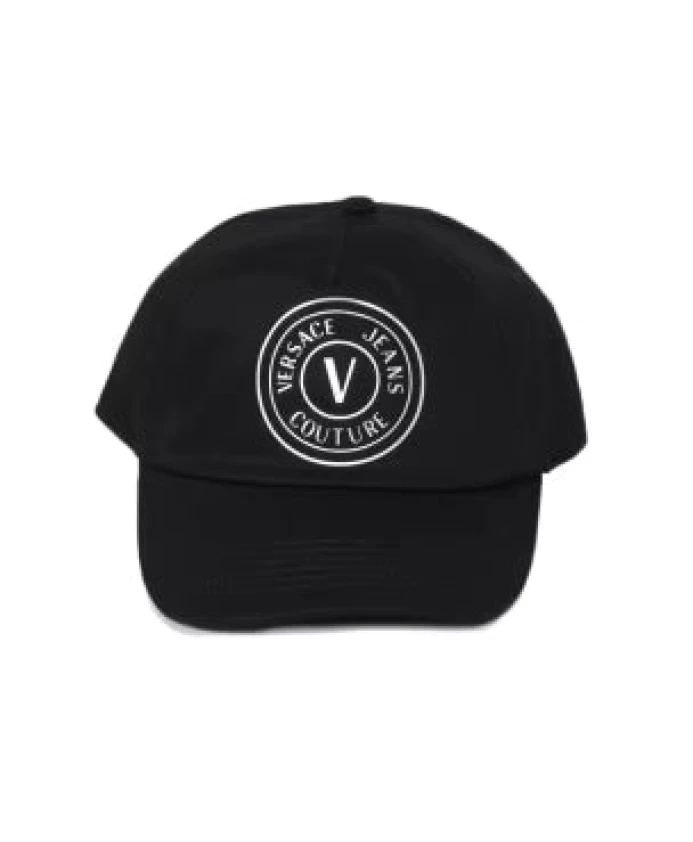 

Бейсболка с логотипом - модный аксессуар в стиле стритвеар. Versace Jeans Couture, черный