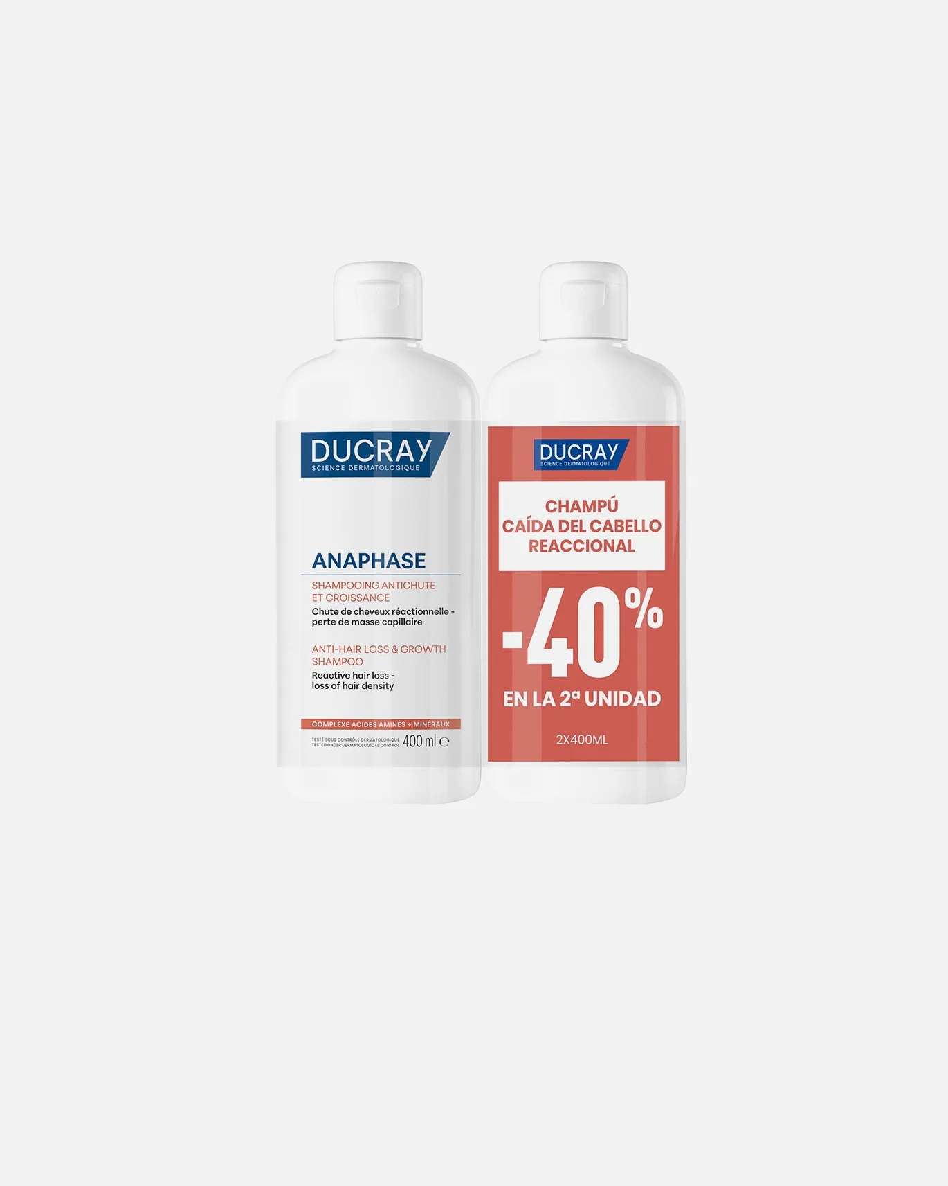 Набор шампуней Anaphase против выпадения волос и для роста волос Ducray