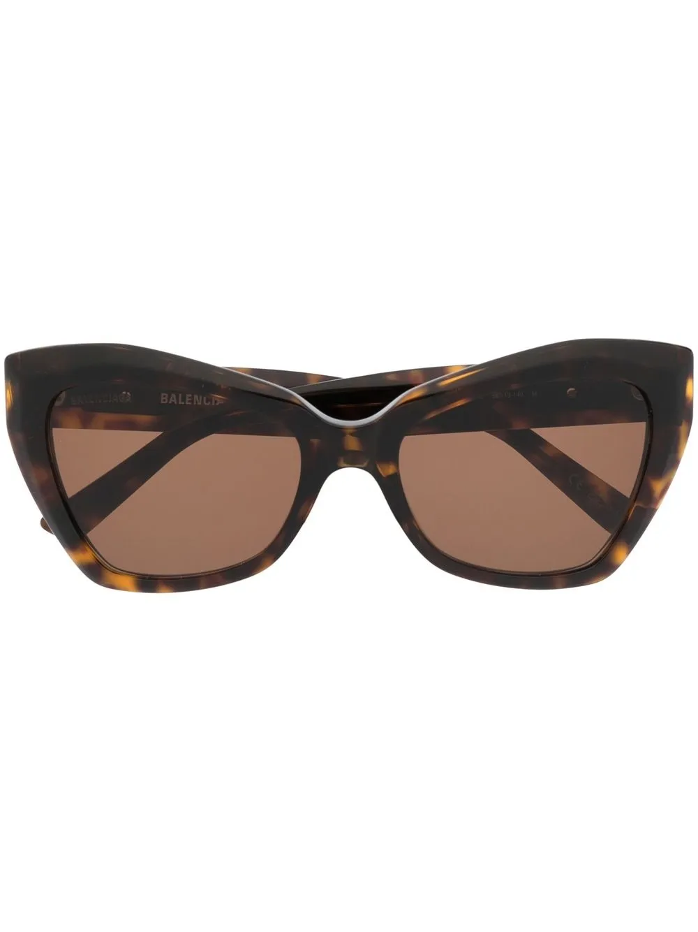 

Солнцезащитные очки в оправе 'бабочка' Balenciaga Eyewear, коричневый