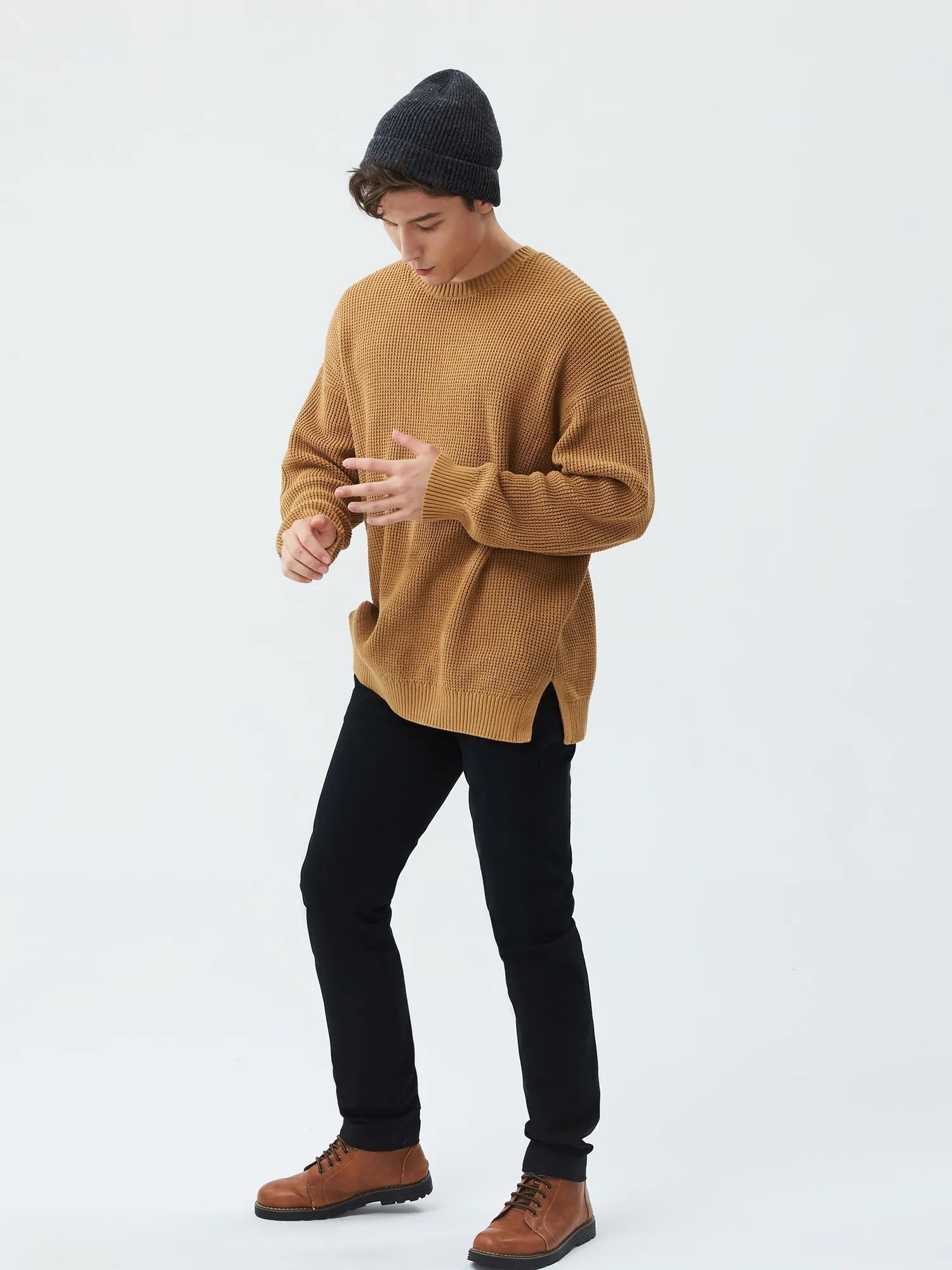 Брюки Gapflex Essential Khaki Skinny Fit Gap, TRUE_BLACK — фото 4