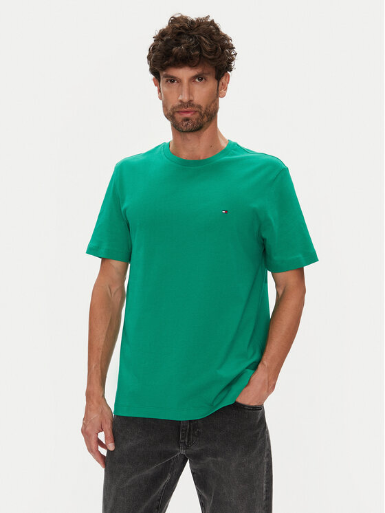 

Футболка regular fit Ess Seasonal MW0MW39995 Tommy Hilfiger, зелёный