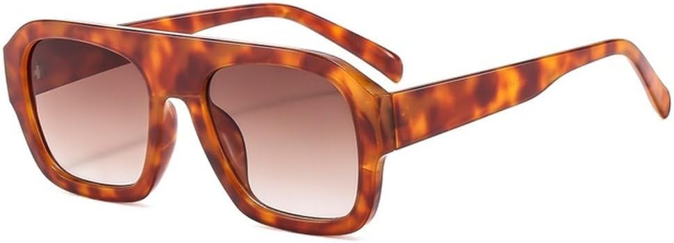 

Ретро солнцезащитные очки для женщин и мужчин, модные винтажные солнцезащитные очки, трендовые очки для вождения, очки с защитой от УФ-излучения UV400 TVTBBVV, Demi Tea