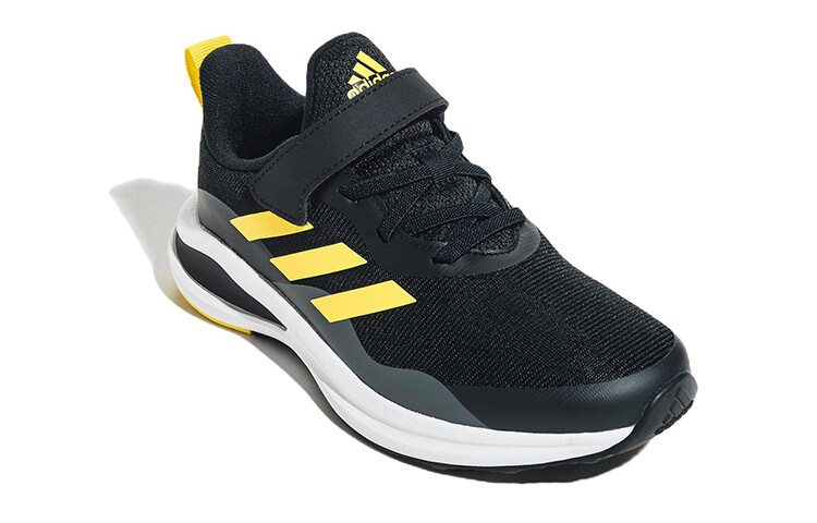 Fortarun Kids Кроссовки детские низкие черные/желтые Adidas — фото 3