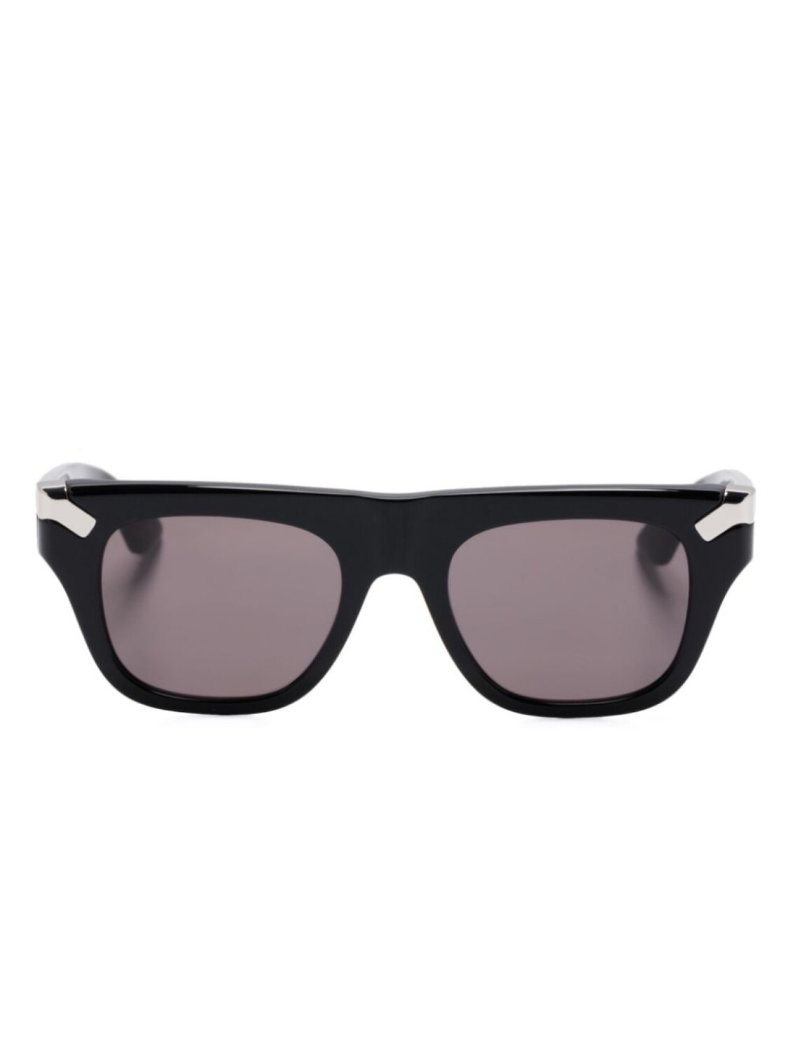 

Alexander McQueen Eyewear солнцезащитные очки в квадратной оправе, черный
