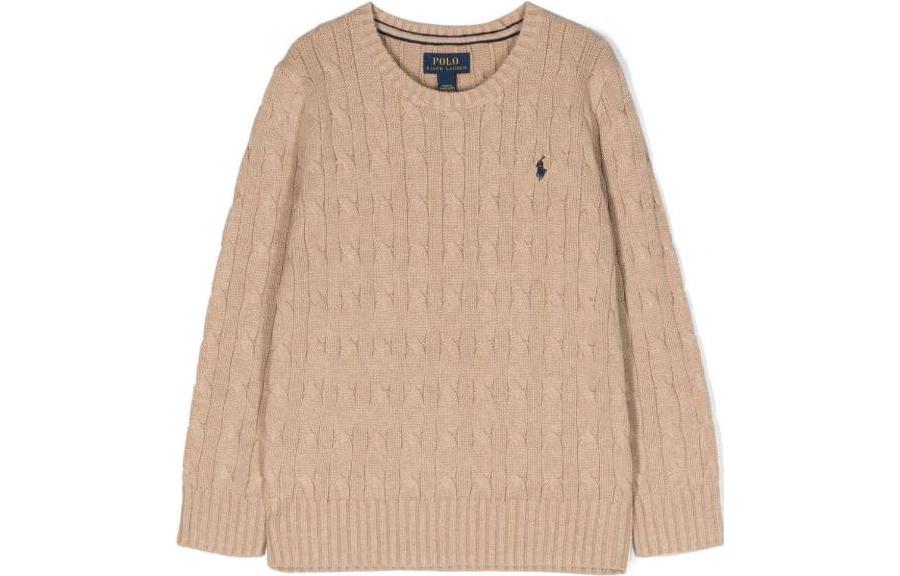 

Детский свитер Ralph Lauren цвета верблюжьей шерсти Polo Ralph Lauren, Camel Brown