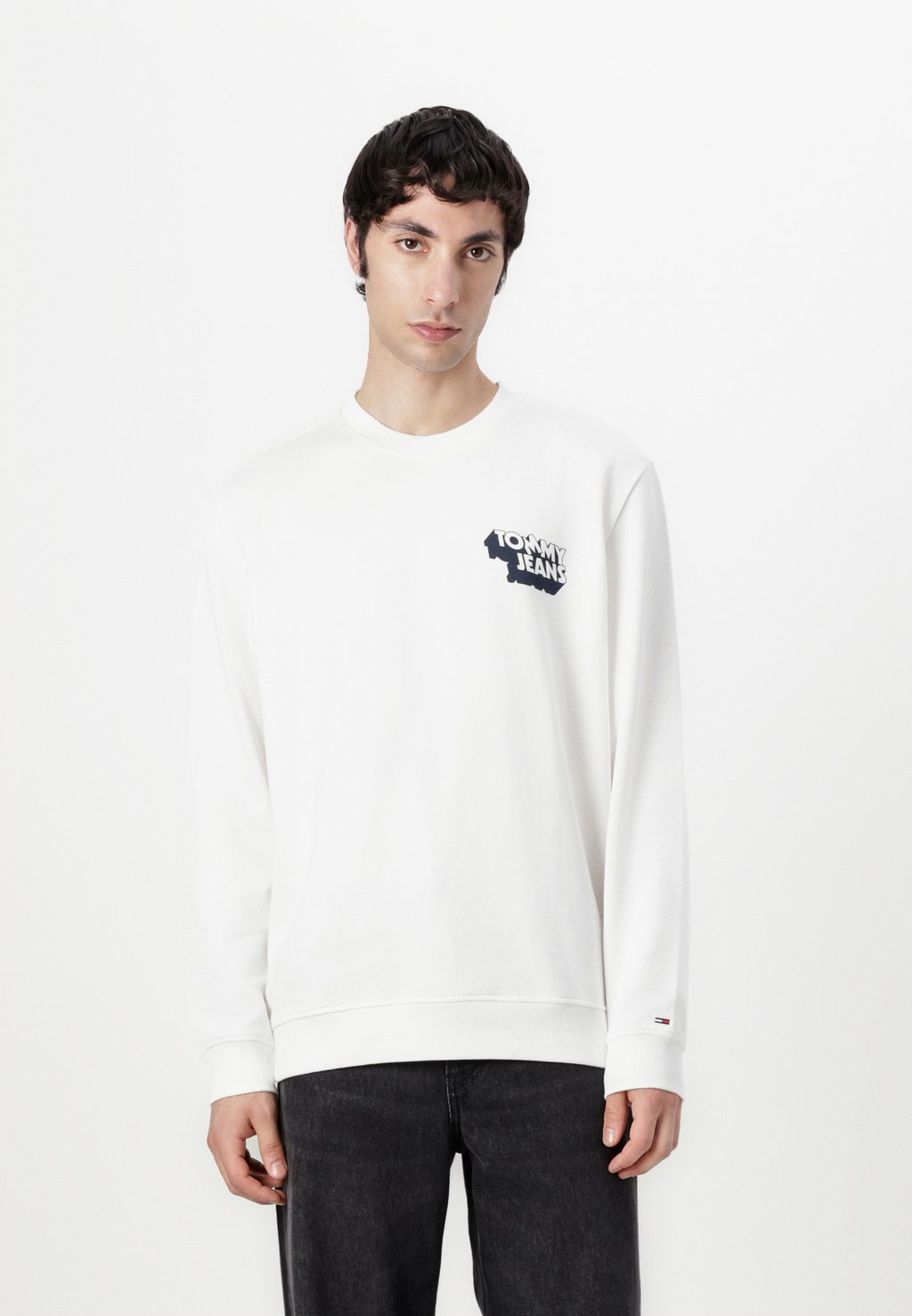 

Толстовка STACK CREW Tommy Jeans, кремовый