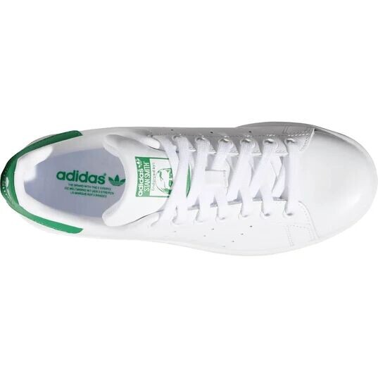 Кроссовки adidas Originals Stan Smith женские, цвет Weiß/Weiß/Grün — фото 4