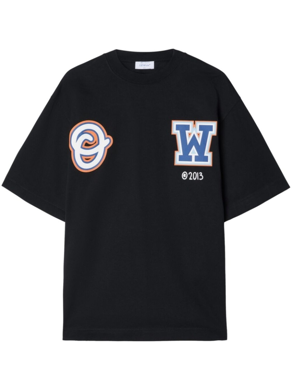 

Off-White футболка Wiz Skate, черный