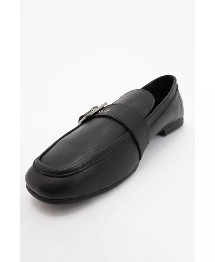 Женские лоферы Jade из кожи Forever & Always Shoes, черный — фото 4