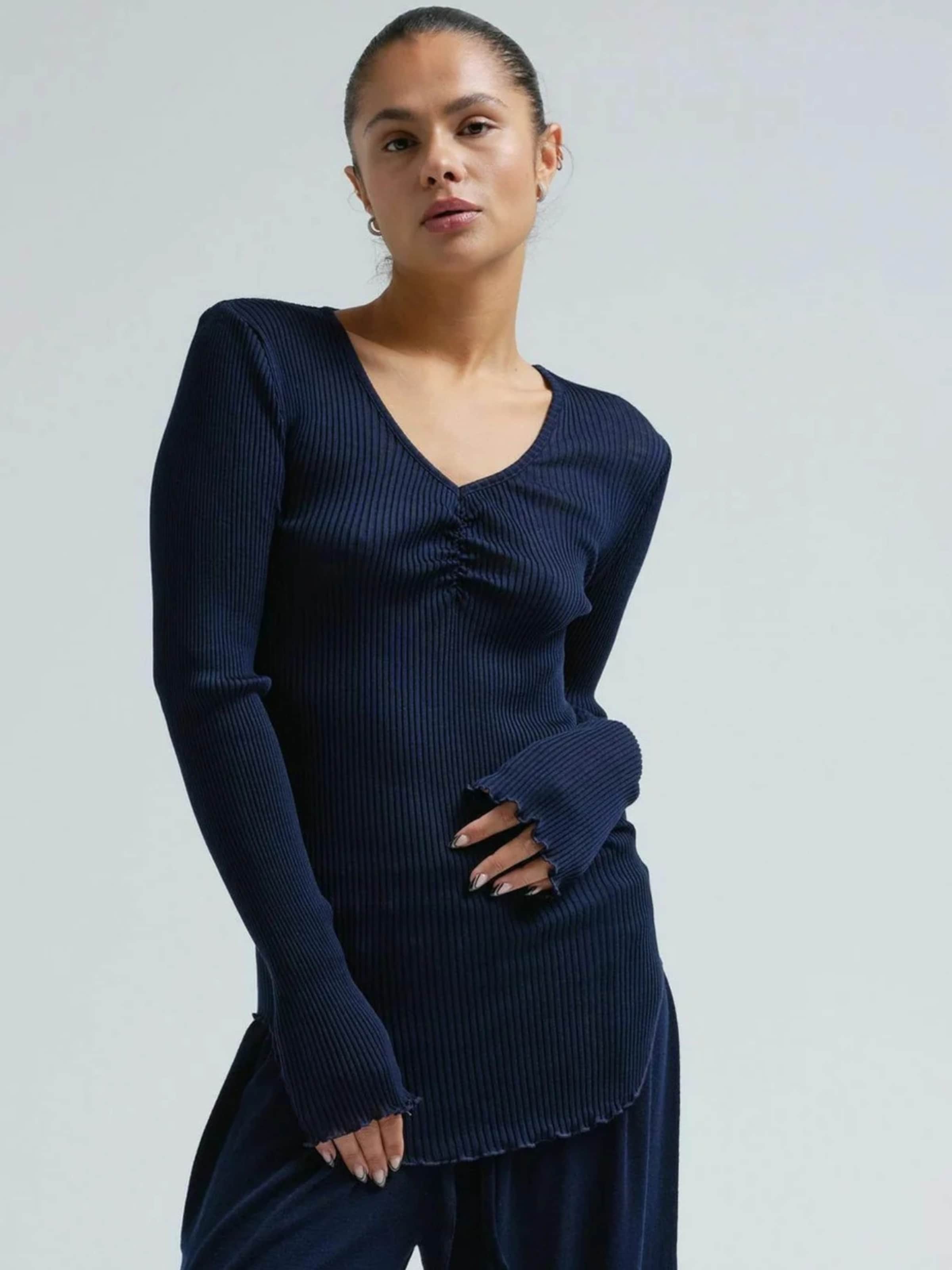 

Seamless Basic Лонгслив 'Bellezza' в цвете Navy
