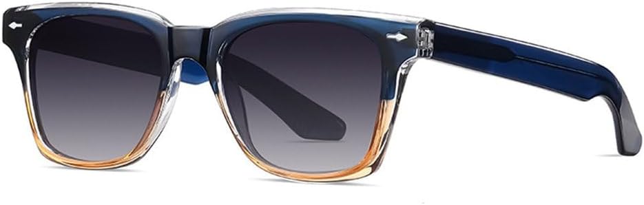 

Мужские квадратные поляризованные солнцезащитные очки 2025 года с оправой из TR+ацетата для путешествий на открытом воздухе и вождения, с защитой от УФ-излучения PRSTNN, C4