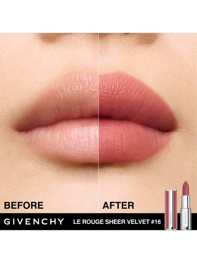 Le Rouge помада-карандаш с бархатным матовым покрытием Givenchy, 16 Nude Boisé — фото 3