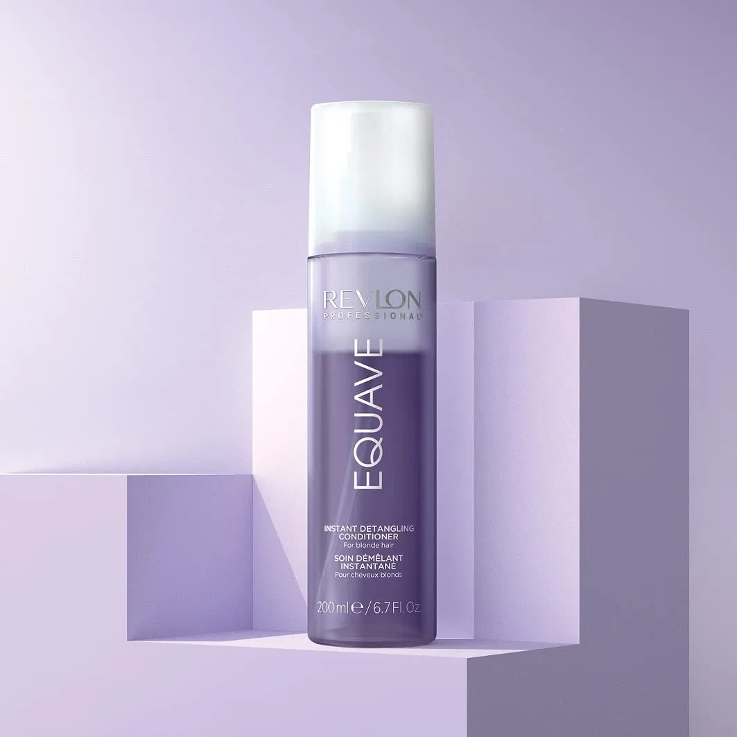 Несмываемый кондиционер-спрей «Instant Beauty Blonde Detangling» от EQUAVE, 200 мл Revlon Professional — фото 2