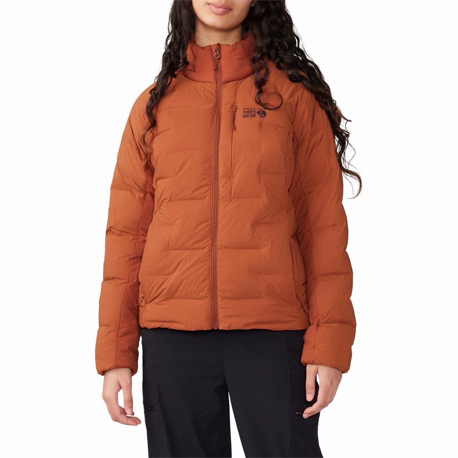 

Куртка Mountain Hardwear Stretchdown High-Hip, цвет Iron Oxide