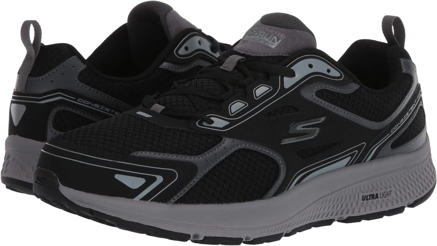 

Кроссовки Go Run Consistent SKECHERS, цвет Black/Gray, Черный, Кроссовки Go Run Consistent SKECHERS, цвет Black/Gray