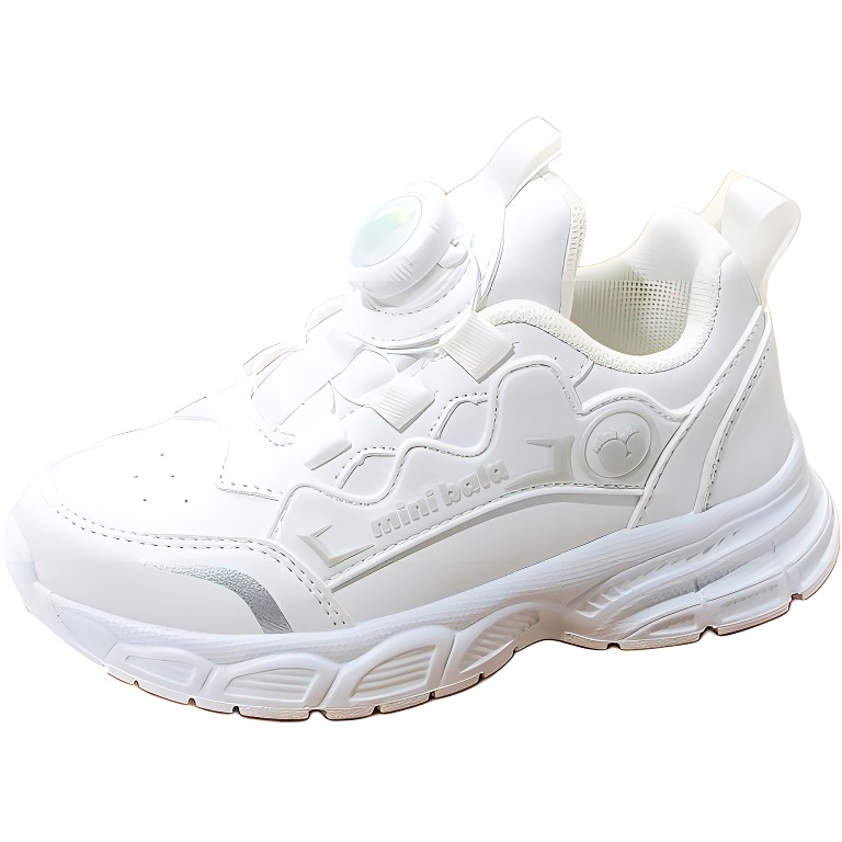 

Дышащие низкие повседневные кроссовки детские Mini Bala, белый