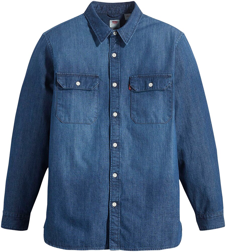 

Повседневная рубашка LEVI'S Comfort fit Button Up Shirt, синий деним