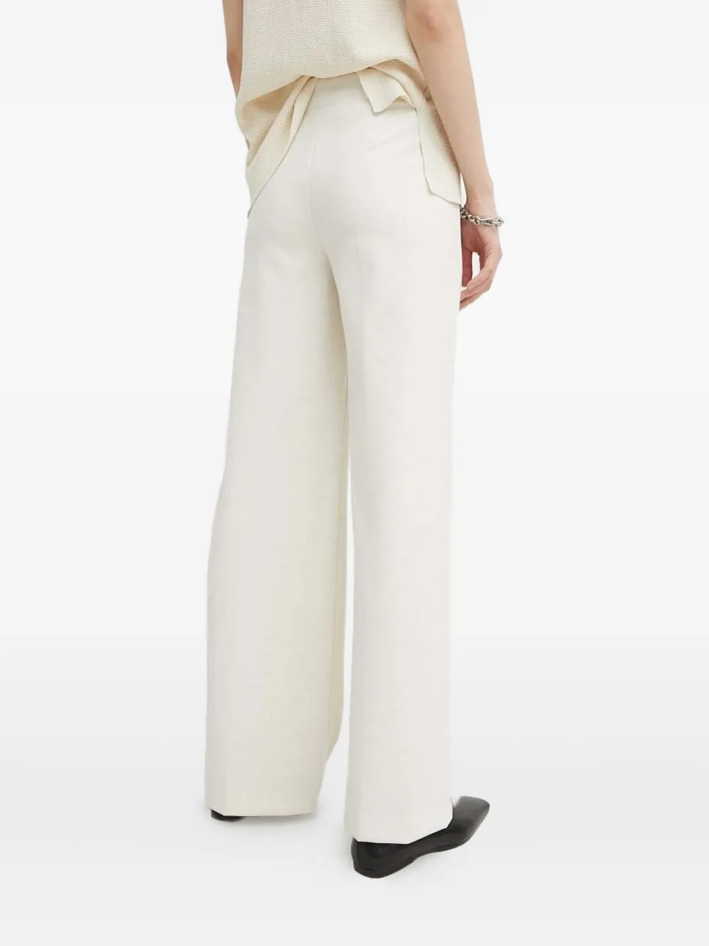 

Трикотажные брюки широкого кроя Drykorn, белый