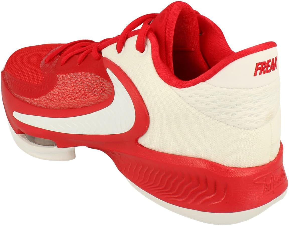 Баскетбольные кроссовки Nike Zoom Freak 4 Tb Promo мужские DX6652, University Red White 602 — фото 2