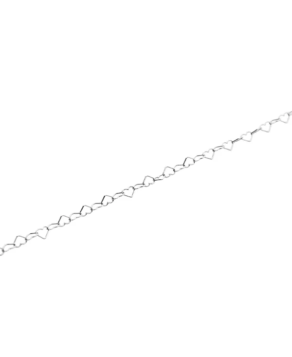 

Браслет-Цепочка из стерлингового серебра с сердцем в форме сердца Spero London, silver