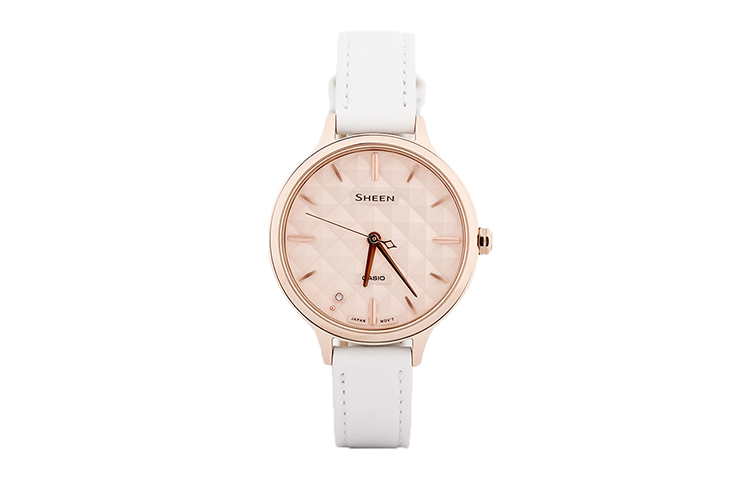 

CASIO Часы Women's SHEEN Pink Watch, Rose Pink Watch Dial