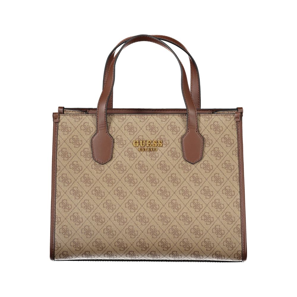 

Бежевая полиэтиленовая сумка Guess Shoes