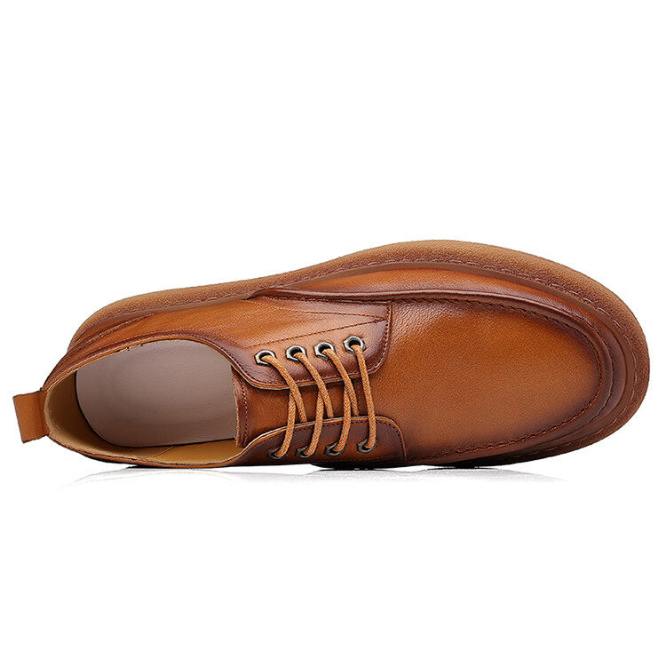 Туфли мужские Men"s Casual Men Low-Top Gzz, коричневый — фото 4