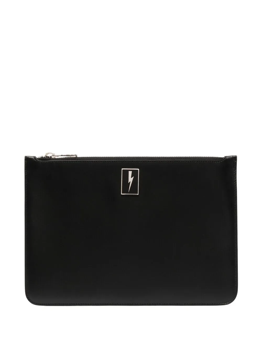 

Клатч с принтом Thunderbolt Neil Barrett, черный