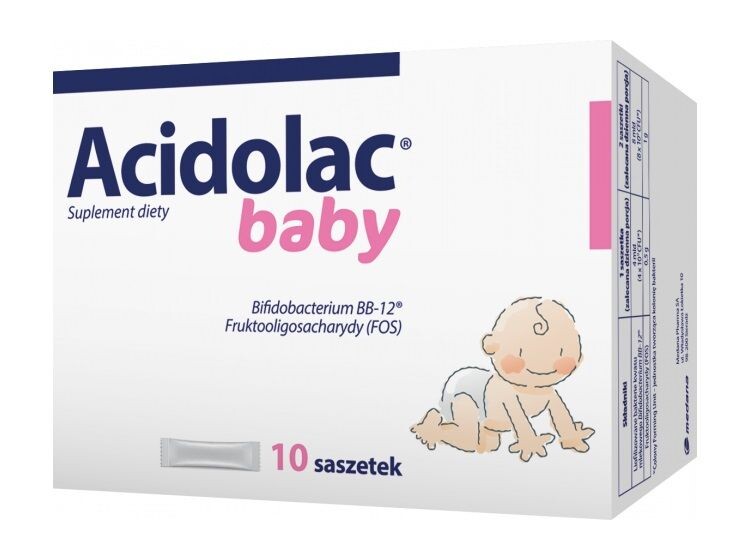 

Пробиотик в пакетиках Acidolac Baby Saszetki , 10 шт