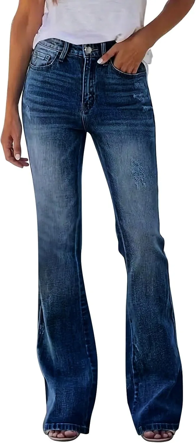 

Женские рваные джинсы Boyfriend Mid Waist с эффектом потертости