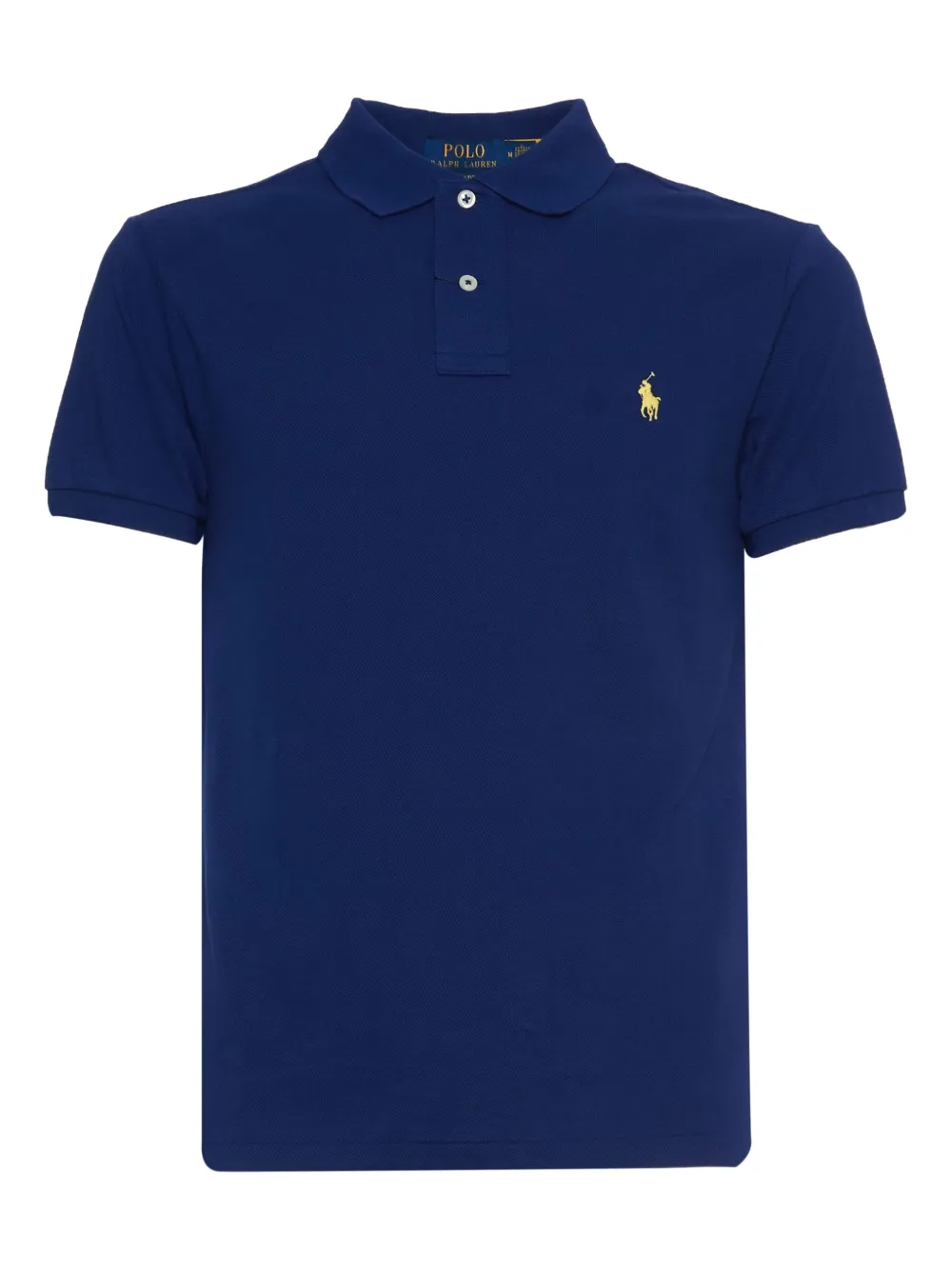 

Рубашка поло из ткани пике с вышивкой Polo Ralph Lauren, синий