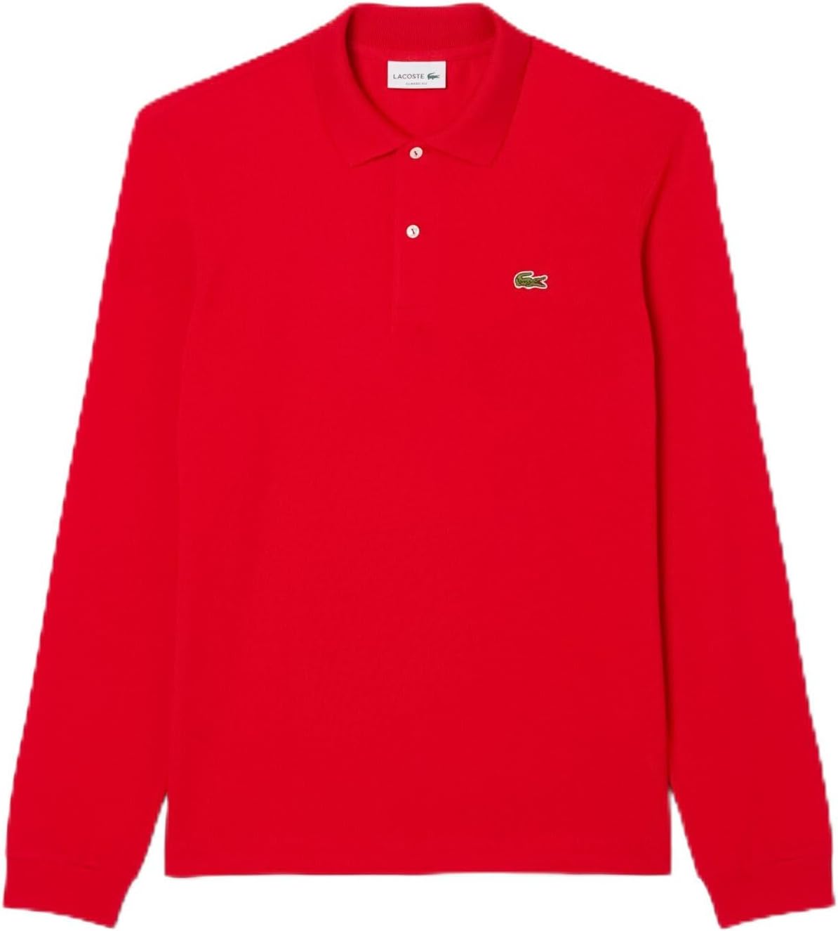 

Официальная поло-рубашка Lacoste Original Fit с длинным рукавом, модель L1312, красный
