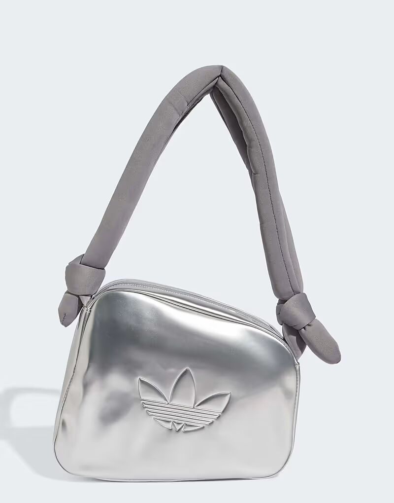 

Сумка Adidas Originals Airline цвета серебристый металлик